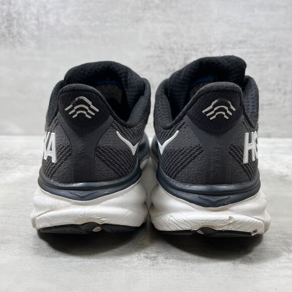 Hoka One One Clifton 9 Running Shoes - Women's Size 6.5 - Black - Picture 6 of 10